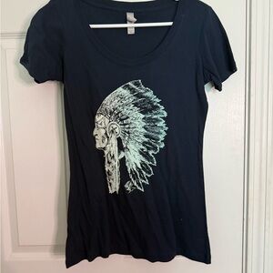 Navy Tribal Graphic Tee